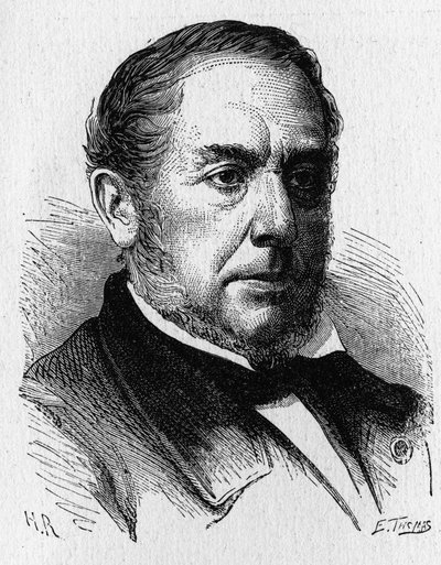 Théophile Jules PELOUZE (1807 - 1867), químico francês - no "Album de la Science; cientistas ilustres; Grandes descobertas" 1896. de French School
