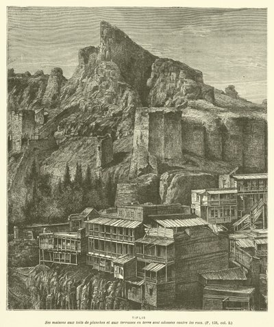 Tbilisi (gravura) de French School