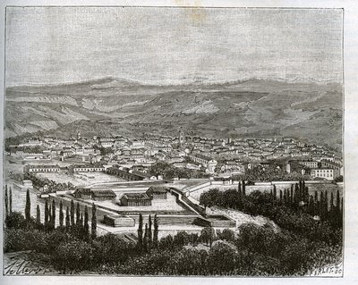 Tlemcen en agery au 19 century - gravura em "La France illustree: geographie, histoire, administration statistique" de V.A. Malt-Brown. 1884 de French School