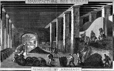 Fabricação de Tabaco, Paris de French School