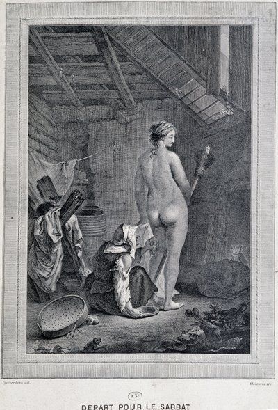 Banheiro da bruxa antes do Sábado - França de French School