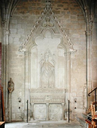Túmulo do Bispo Radulphe (d.1266) na Capela Radulphe (ver também 171276) de French School
