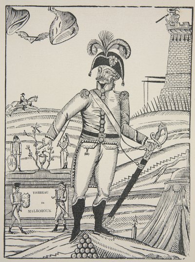 Túmulo de Malborouk, c.1722 de French School