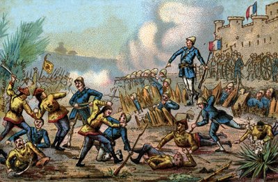 Guerra Tonkin (Vietname). Defesa de Tuyen Quang pelas tropas francesas de 14 de fevereiro a 3 de março de French School