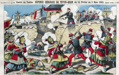 Guerra Tonkin: a defesa de Tuyen Quan (Tuyen-Quan), Vietname, de 14 de Fevereiro a 3 de Março de French School