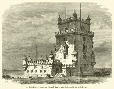 Tour de Belem (gravura) de French School