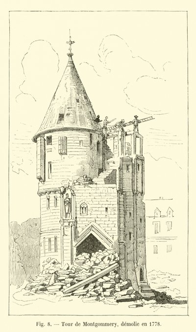 Montgommery Tower, demolida em 1778 de French School