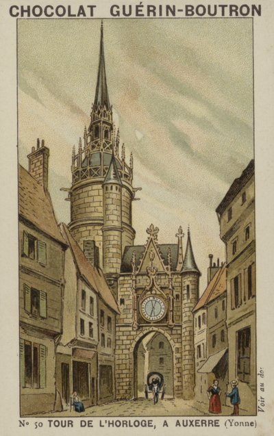 Torre do Relógio, Auxerre, Yonne de French School