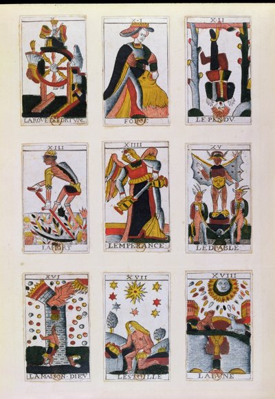 Cartas de tarô tradicionais de French School