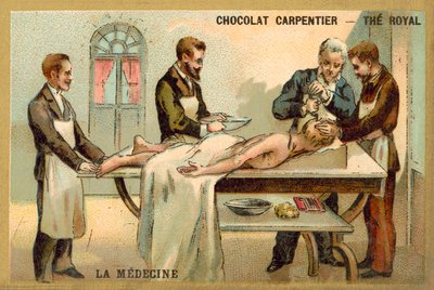 Trepanação (chromolitho) de French School