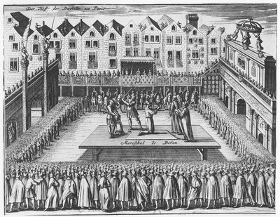 Julgamento e execução de Charles de Gontaut, Duc de Biron de French School