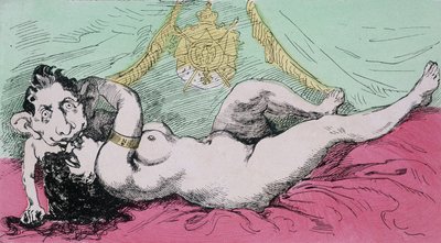 Sob o Império: A educação de um príncipe. Caricatura sobre Eugénio Luís Napoleão (1856-1879), filho de Napoleão III. sd. Século XIX de French School