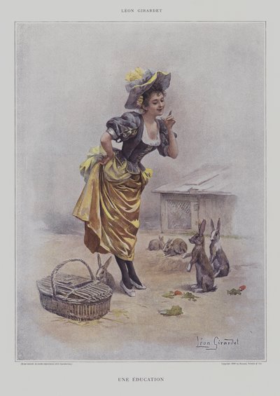 Une Education (Uma Educação) (cor litho) de French School
