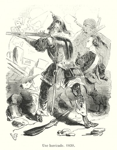 Uma barricada de French School