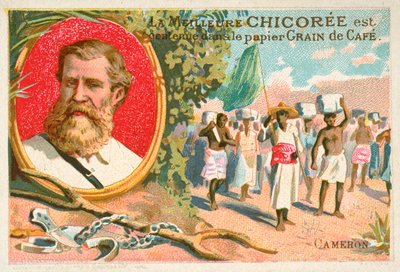 Verney Lovett Cameron, explorador britânico (chromolitho) de French School