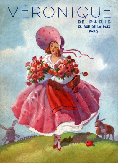 Vestidos Verônica. c.1920 (gravura) de French School