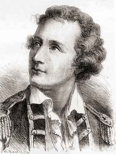 Vicenzo Lunardi, de Les Merveilles de la Science, publicado c.1870 (gravura) de French School
