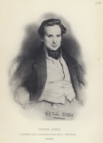 Victor Hugo (litho) de French School