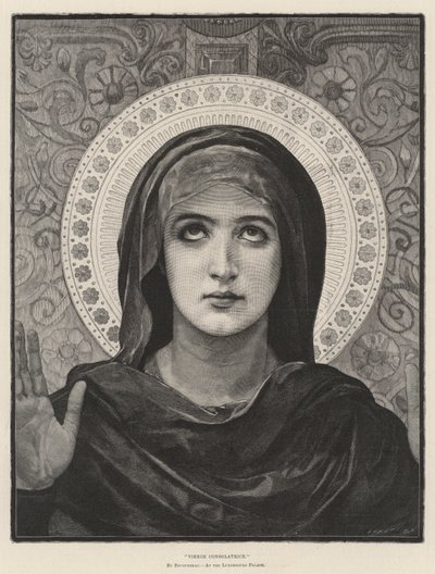 Vierge Consolatrice, no Palácio de Luxemburgo de French School