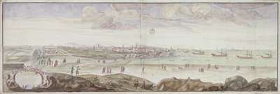 Vista do lado da enfermaria, Marselha, 1698 de French School
