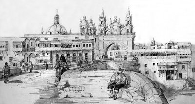 Vista de Lima, Peru, c.1850 (gravura) de French School