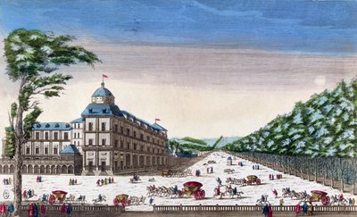 Vista, de, schloss, Esterhazy, Eisenstadt, áustria de French School