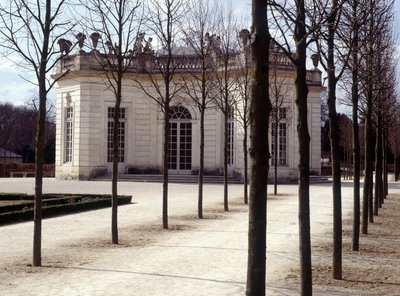 Vista do Trianon em Versailles, em Yvelines (78). de French School