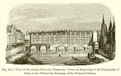 Vista da antiga ponte Changers de French School