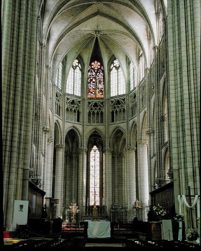 Vista da capela-mor de French School