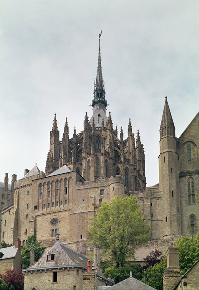 Vista da cabeceira da Abadia, 1450-1521 de French School