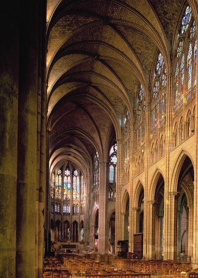 Vista da nave olhando para o leste de French School