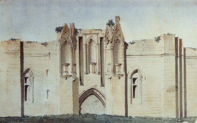 Castelo de Vincennes, Tour de Salves (aguarela) de French School