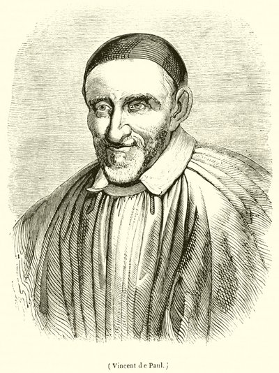 Vincent de Paul (gravura) de French School