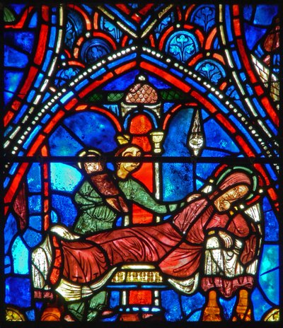 História da Virgem Maria: seu nascimento (w28b) de French School
