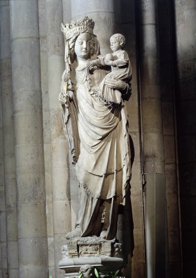 Virgem e Criança, conhecida como Notre-Dame de Paris de French School