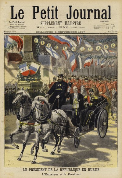 Visita do Presidente da França, Felix Faure, à Rússia, em 1897 de French School
