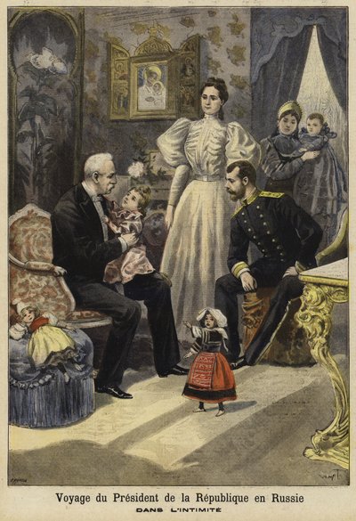 Visita do Presidente da França, Felix Faure, à Rússia, em 1897 de French School