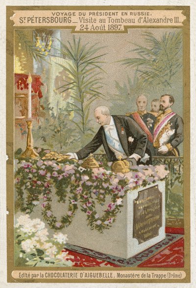 Visita do Presidente da França, Felix Faure, à Rússia, em 24 de agosto de 1897 de French School