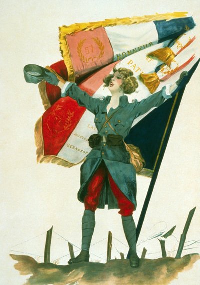 Viva a França, pub. 1918. de French School