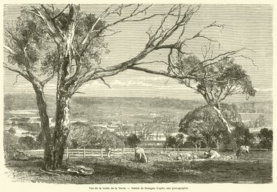 Vista do vale do Yarra (gravura) de French School