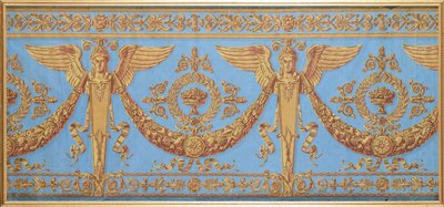 Papel de parede Friso do período do Consulado, c.1800 de French School