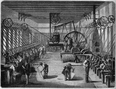 Guerra de 1870: Fábrica de cápsulas explosivas (capsularia). Bayonne, Pirenéus Atlânticos (64) de French School