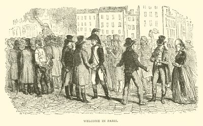 Bem-vindo em Paris (gravura) de French School
