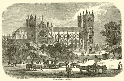 Abadia de Westminster (gravura) de French School