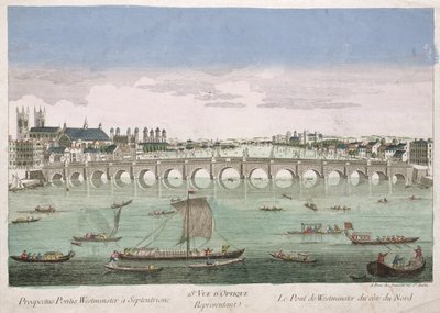 Ponte westminster, londres de French School