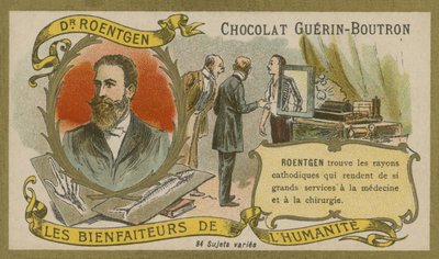 Wilhelm Roentgen, físico alemão que descobriu raios-X de French School