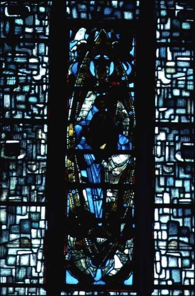 Janela da Virgem, início do século XII (vitral) de French School