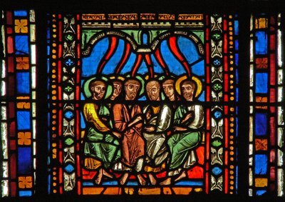 Janela s2-C retratando o Pentecostes de French School