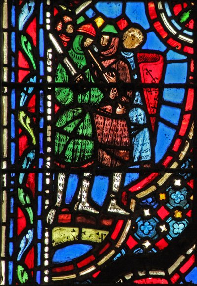 Janela w14 os filisteus derrotando os judeus I Sam IV 10 de French School