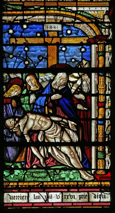 Janela w19 representando o Pieta de French School